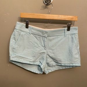 J Crew light blue 3 inch shorts